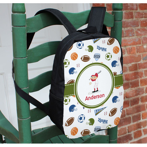 Sports Kids Backpack - In Context