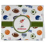 Sports Kitchen Towel - Poly Cotton w/ Name or Text
