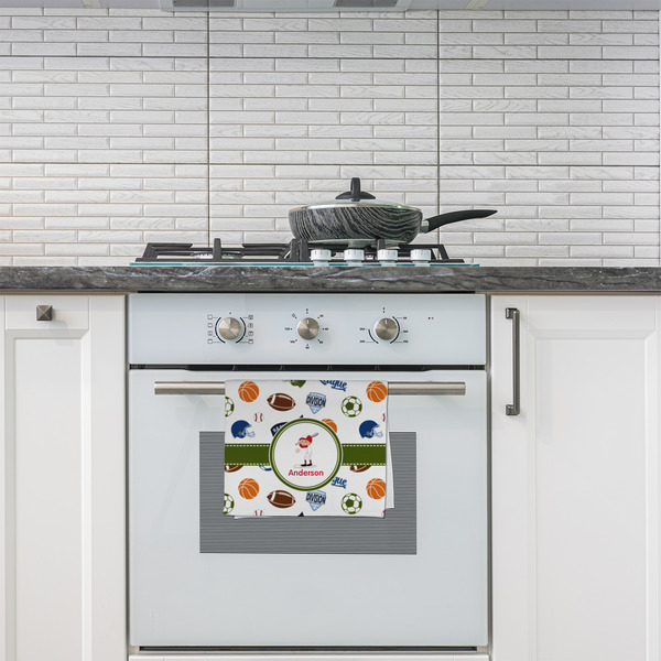 Sports Kitchen Towel - Poly Cotton - Lifestyle