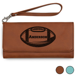 Sports Ladies Leather Wallet - Laser Engraved (Personalized)
