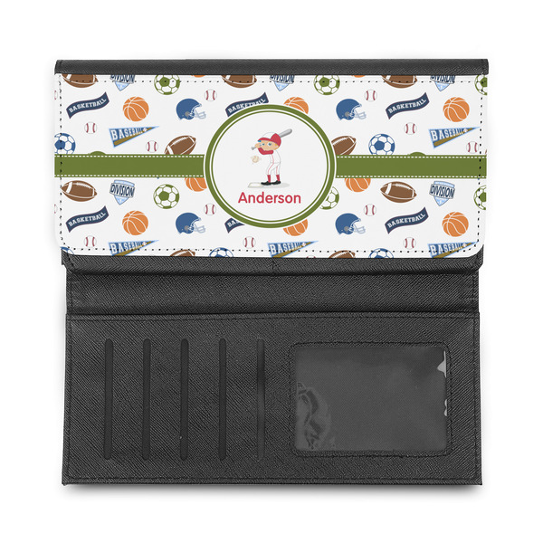 Sports Ladies Wallet - Half Way Open