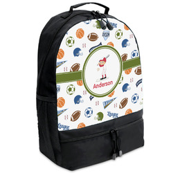Sports Backpacks - Black (Personalized)