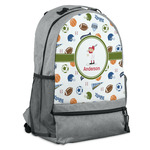 Sports Backpack - Grey (Personalized)