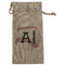 Sports Large Burlap Gift Bag - Front