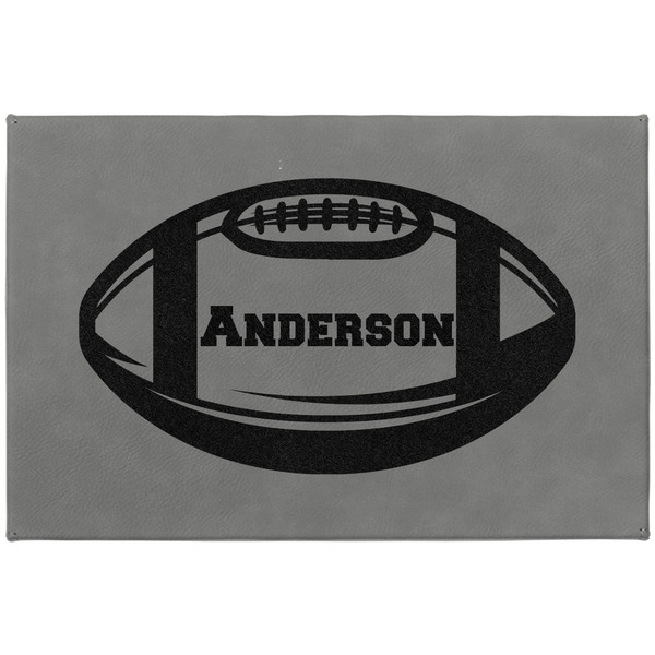 Sports Large Engraved Gift Box with Leather Lid - Approval