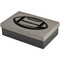 Sports Large Engraved Gift Box with Leather Lid - Front/Main