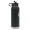 Sports Laser Engraved Water Bottles - Front Engraving - Side View