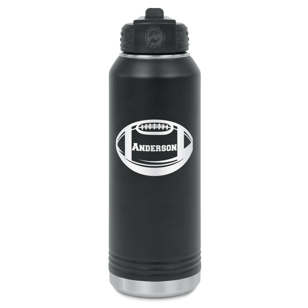 Custom Sports Water Bottle - Laser Engraved - Front (Personalized)