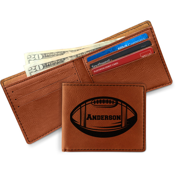 Sports Leather Bifold Wallet - Main
