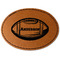 Sports Faux Leather Iron On Patch - Oval (Personalized)