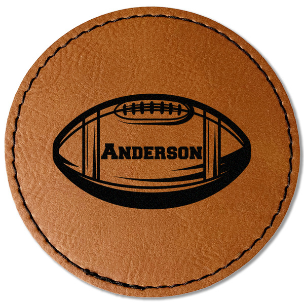 Sports Leatherette Patches - Round