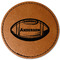 Sports Faux Leather Iron On Patch - Round (Personalized)