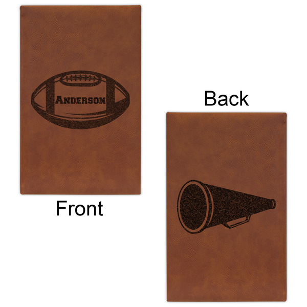 Sports Leatherette Sketchbooks - Small - Double Sided - Front & Back View