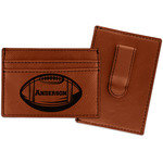 Sports Leatherette Wallet with Money Clip (Personalized)