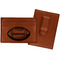 Sports Leatherette Wallet with Money Clips - Front and Back