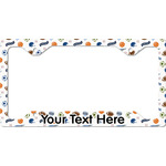 Sports License Plate Frame - Style C (Personalized)