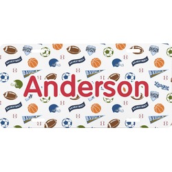 Sports Front License Plate (Personalized)