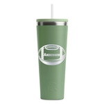 Sports RTIC Everyday Tumbler with Straw - 28oz - Light Green - Single-Sided (Personalized)