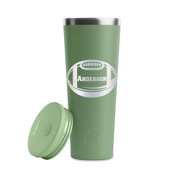 Sports Light Green RTIC Everyday Tumbler - 28 oz. - Lid Off