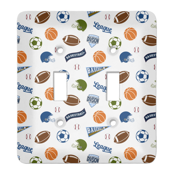 Custom Sports Light Switch Cover (2 Toggle Plate)
