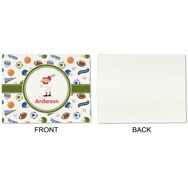 Sports Linen Placemat - APPROVAL Single (single sided)