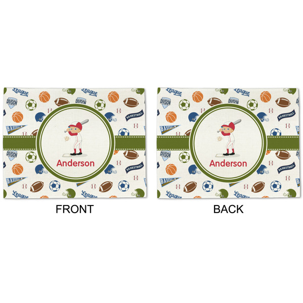 Sports Linen Placemat - APPROVAL (double sided)