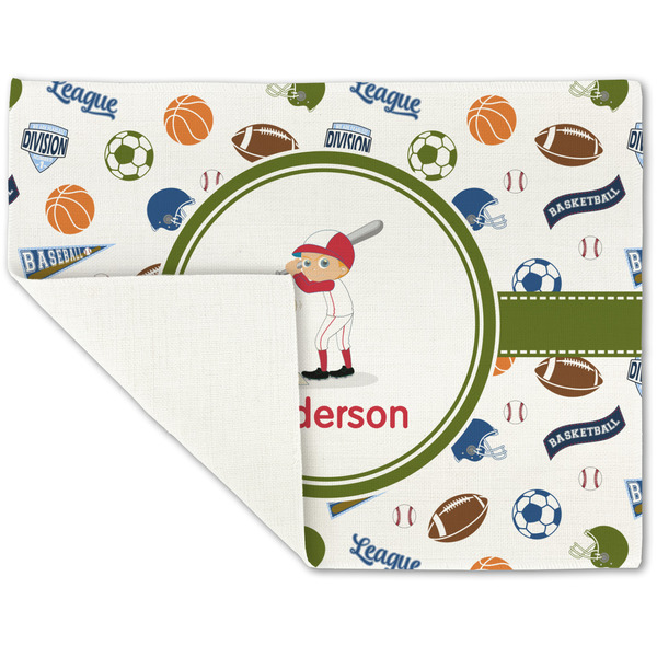 Sports Linen Placemat - Folded Corner (single side)