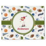Sports Single-Sided Linen Placemat - Single w/ Name or Text