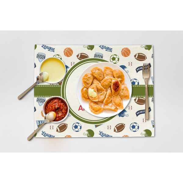 Sports Linen Placemat - Lifestyle (single)