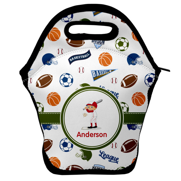 Custom Sports Lunch Bag w/ Name or Text