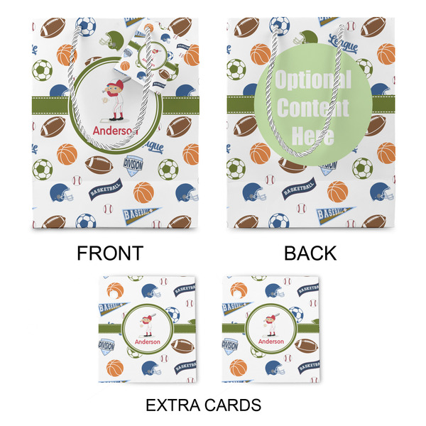 Sports Medium Gift Bag - Approval