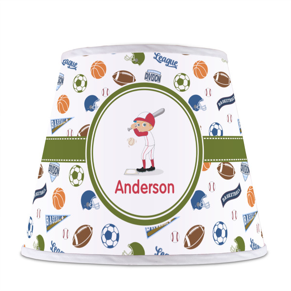 Sports Poly Film Empire Lampshade - Front View