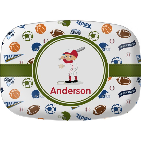 Custom Sports Melamine Platter (Personalized)
