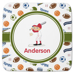 Sports Memory Foam Bath Mat - 48"x48" (Personalized)