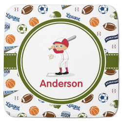 Sports Memory Foam Bath Mat - 48"x48" (Personalized)