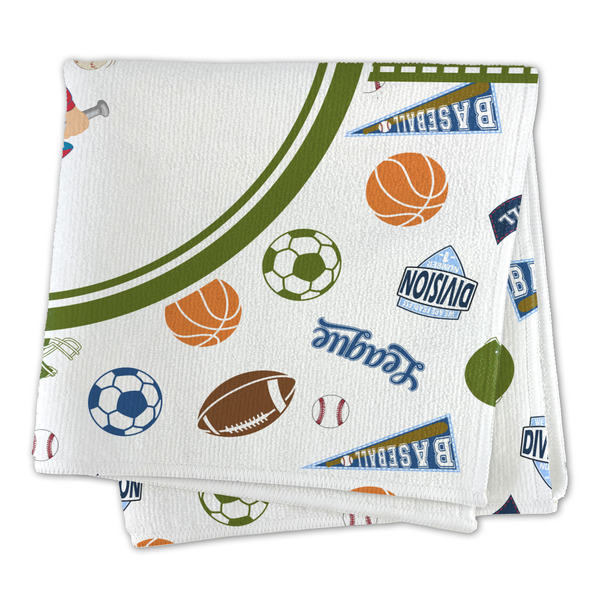 Sports Microfiber Dish Rag - FOLDED (square)
