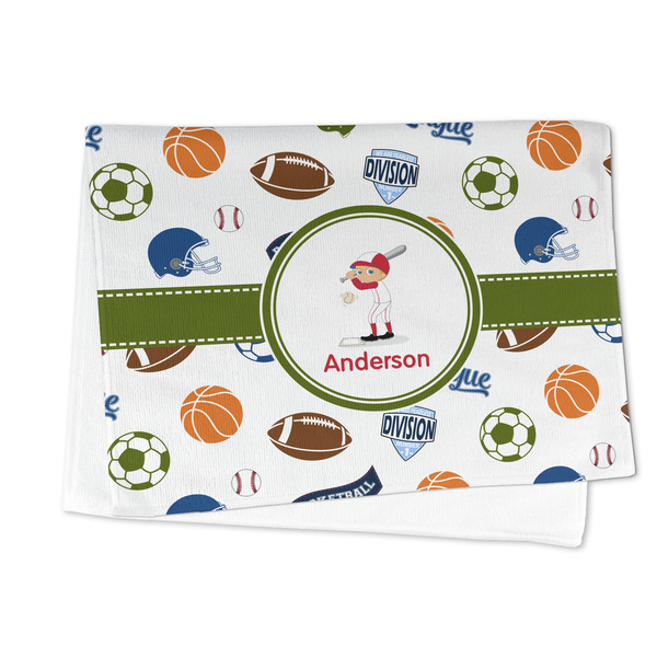 Sports Microfiber Dish Towel - FOLDED HALF