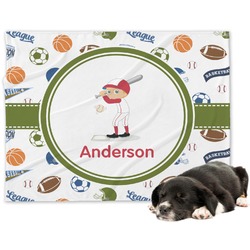 Sports Dog Blanket - Large (Personalized)