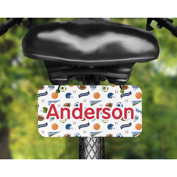 Sports Mini License Plate on Bicycle - LIFESTYLE Two holes