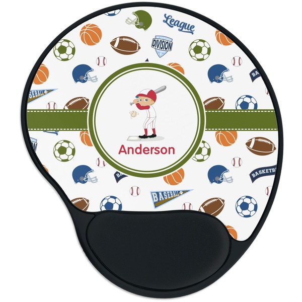 Custom Sports Mouse Pad with Wrist Support