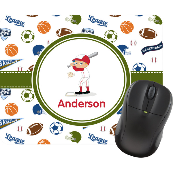 Custom Sports Rectangular Mouse Pad (Personalized)