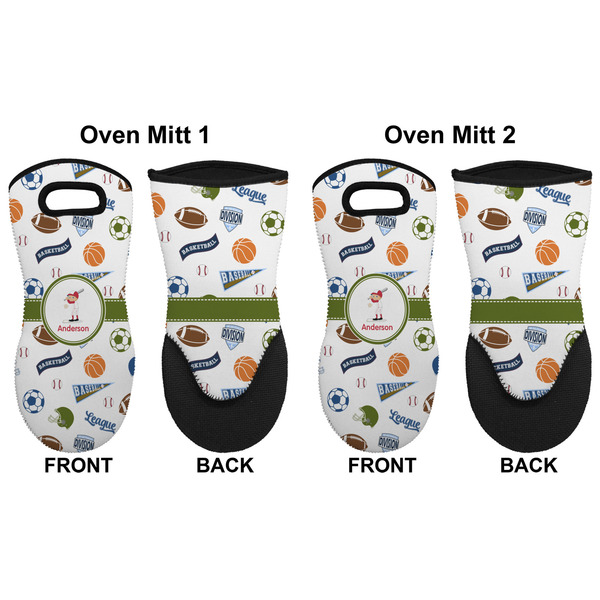 Sports Neoprene Oven Mitt - Set of 2 - Approval
