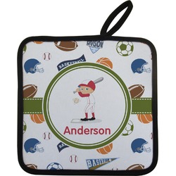 Sports Pot Holder w/ Name or Text