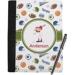 Sports Notebook Padfolio - Large w/ Name or Text
