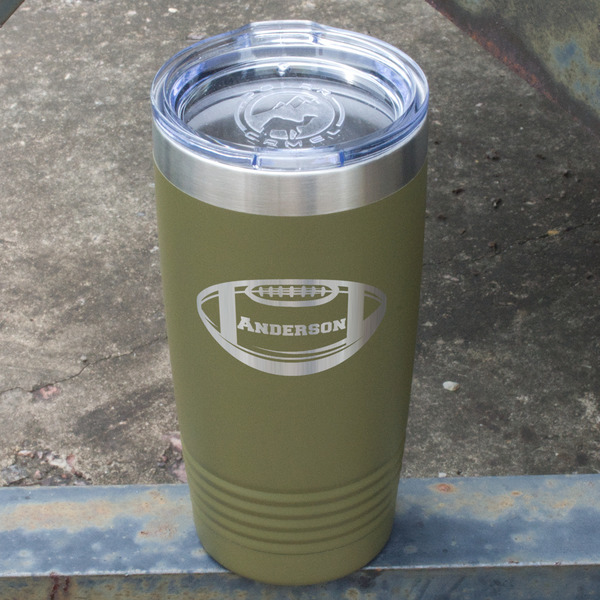 Sports Olive Polar Camel Tumbler - 20oz - Angled