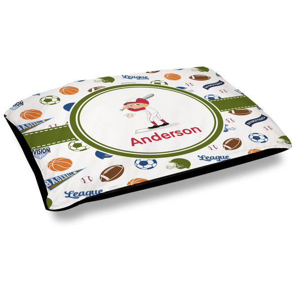 Custom Sports Dog Bed w/ Name or Text