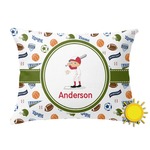 Sports Outdoor Throw Pillow (Rectangular) (Personalized)