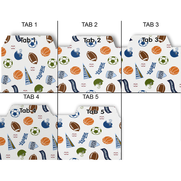 Sports Page Dividers - Set of 5 - Approval