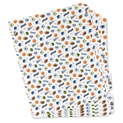 Sports Binder Tab Divider - Set of 5 (Personalized)