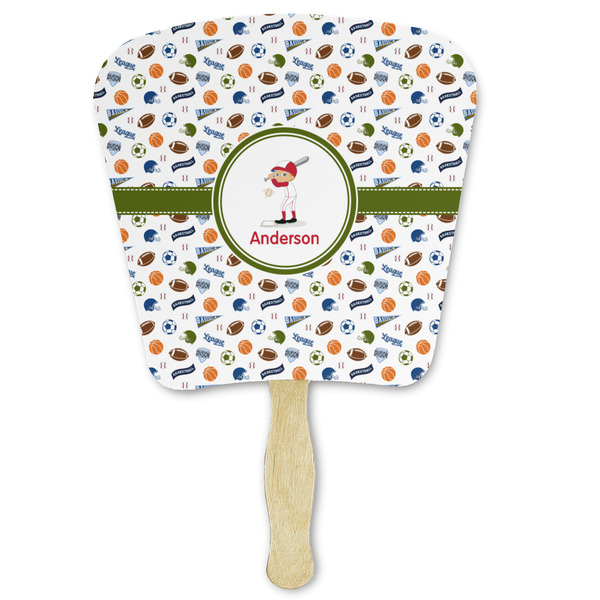 Custom Sports Paper Fan (Personalized)
